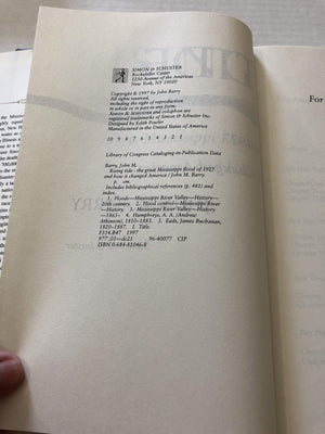 Rising Tide: The Great Mississippi Flood of 1927 and How It Changed America,Used
