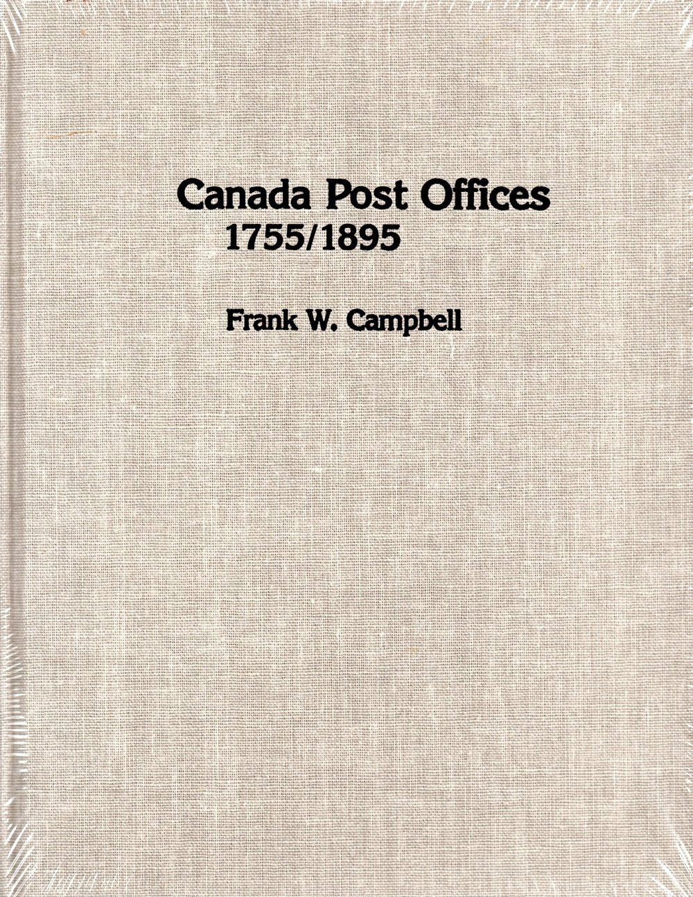 Canada Post Offices, 17551895-new,New