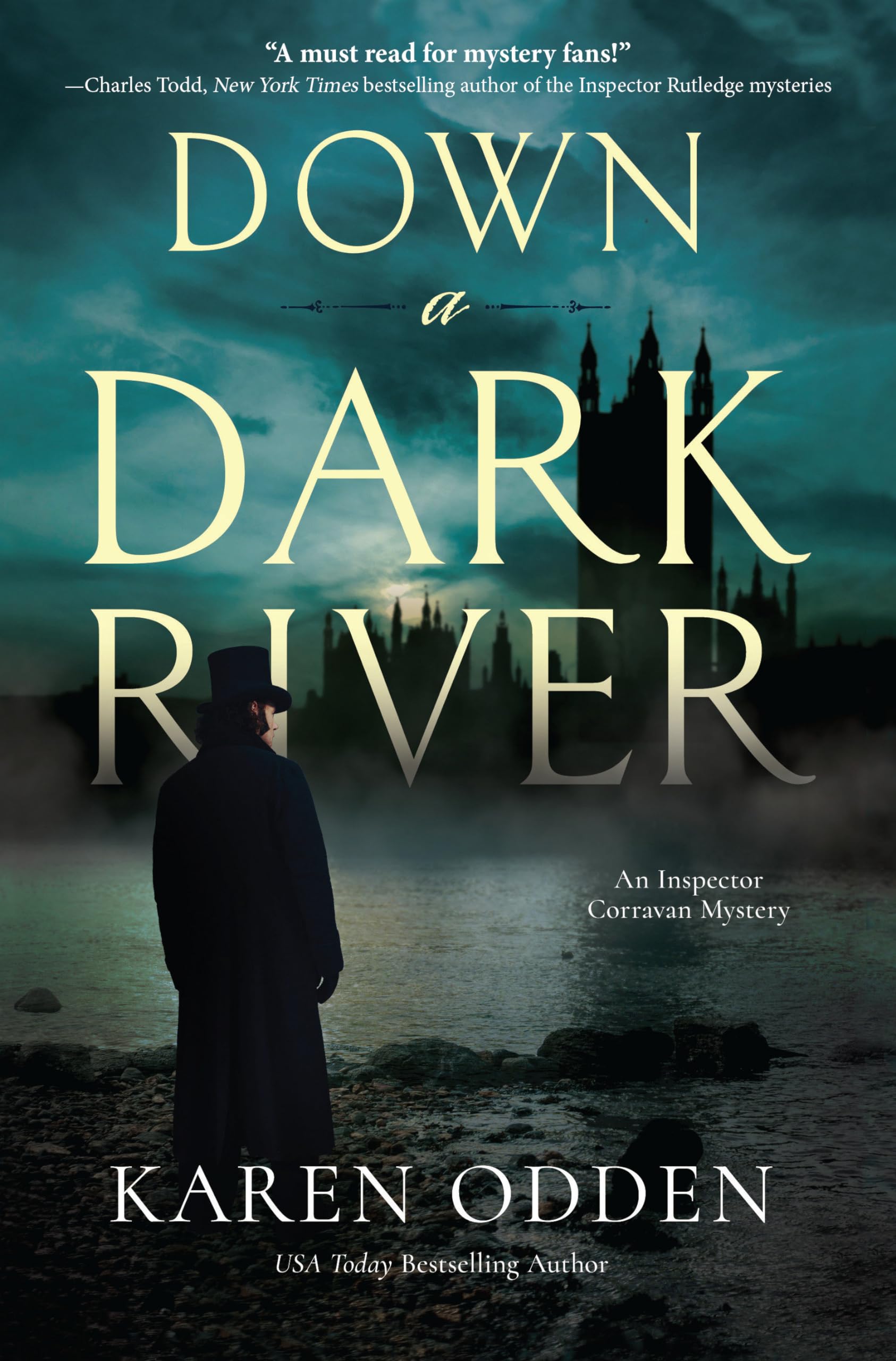 Down A Dark River (An Inspector Corravan Mystery),Used