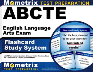 Abcte English Language Arts Exam Flashcard Study System: Abcte Test Practice Questions & Review For The American Board For Certi,Used