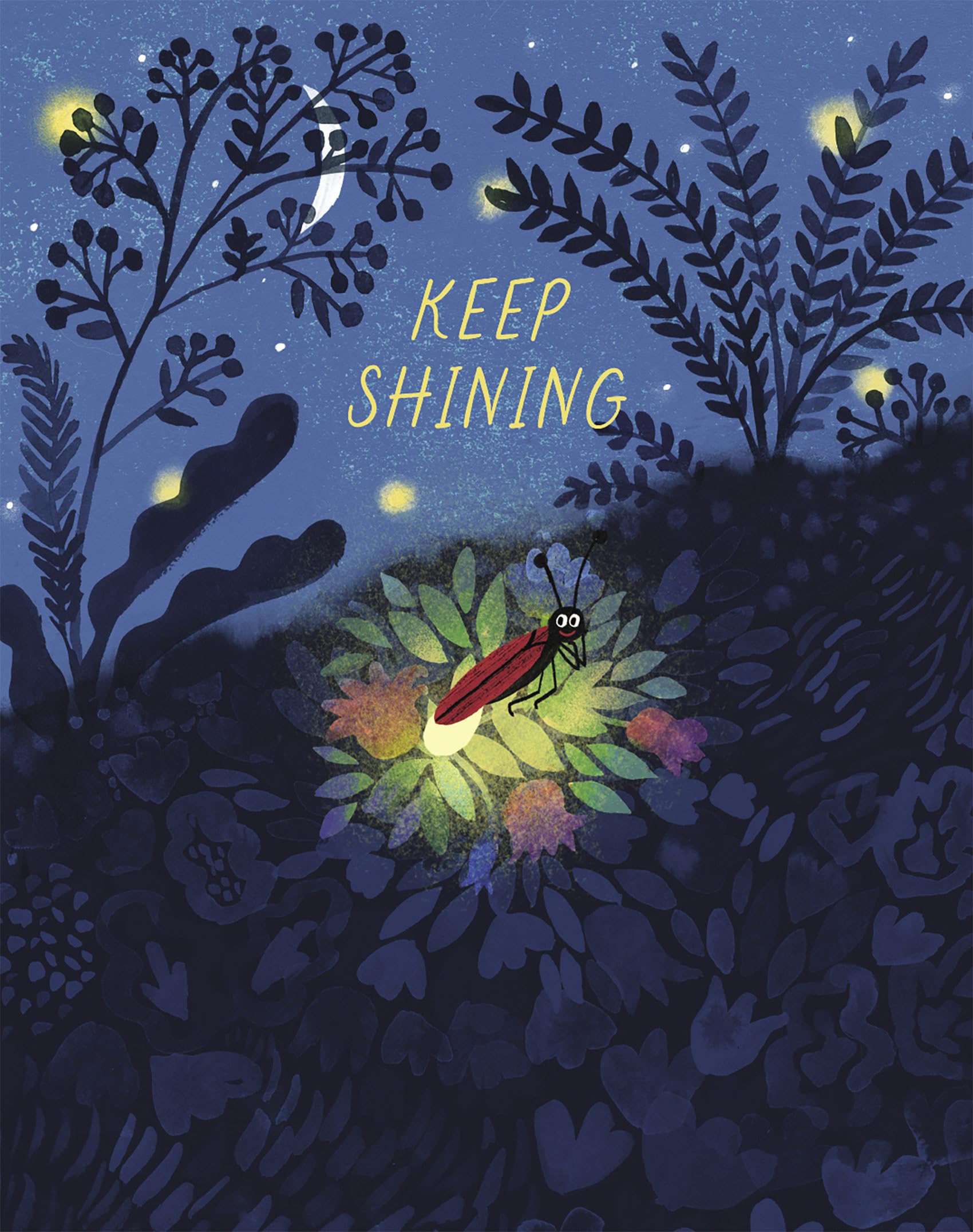 Love Muchly Greeting Cards: Encouragement  Keep Shining (Pack Of 6)