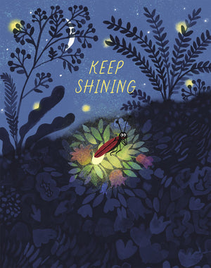 Love Muchly Greeting Cards: Encouragement  Keep Shining (Pack Of 6)