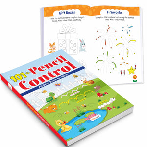 101+ Pencil Control Activity Book For Kids : Pre-Writing Practice With Fun, Children Learning Book, Ideal For Early Learners & Pre-K Kids