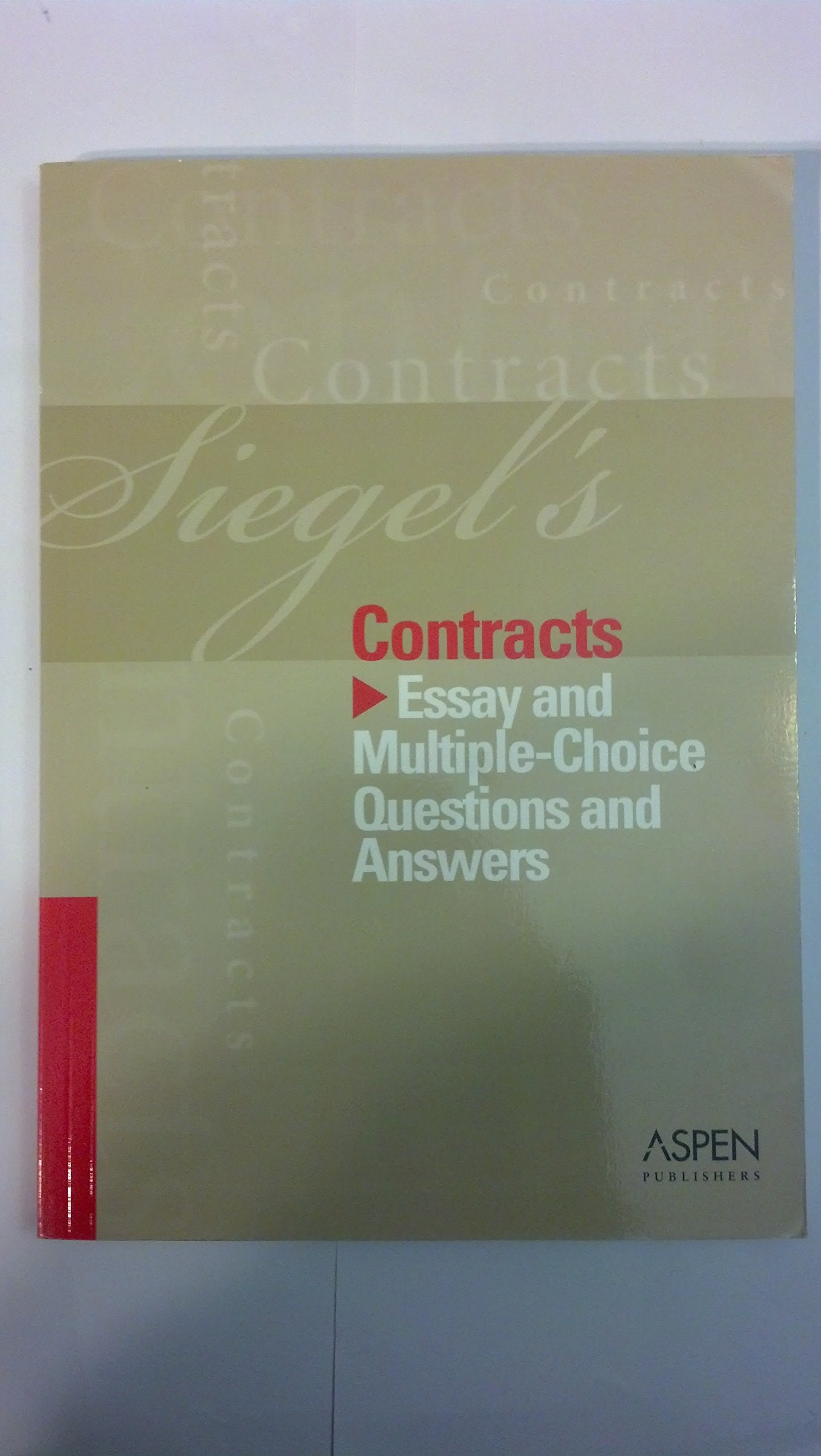 Siegel's Contracts,Used