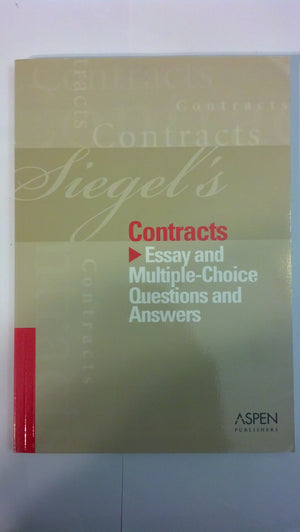 Siegel's Contracts,Used