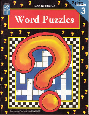Word Puzzles, Grade 3,Used
