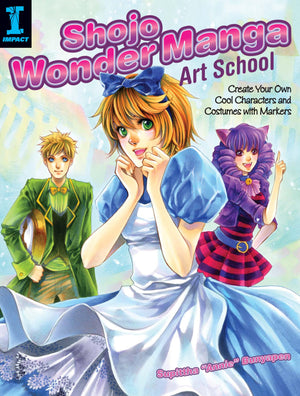 Shojo Wonder Manga Art School: Create Your Own Cool Characters and Costumes with Markers,Used