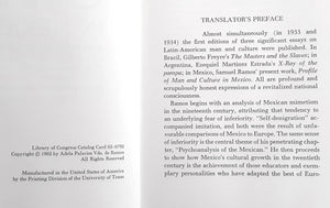 Profile of Man and Culture in Mexico,Used