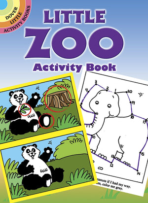 Little Zoo Activity Book (Dover Little Activity Books: Animals),Used