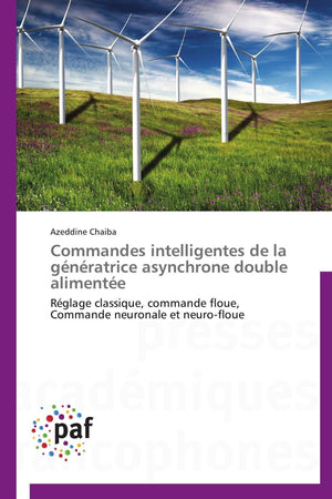 Commandes intelligentes de la gnratrice asynchrone double alimente: Rglage classique, commande floue, Commande neuronale,Used