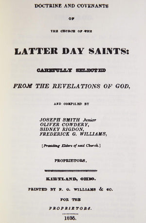 Doctrine and Covenants of the Church of the Latter Day Saints: Carefully selected from the revelations of God,,Used