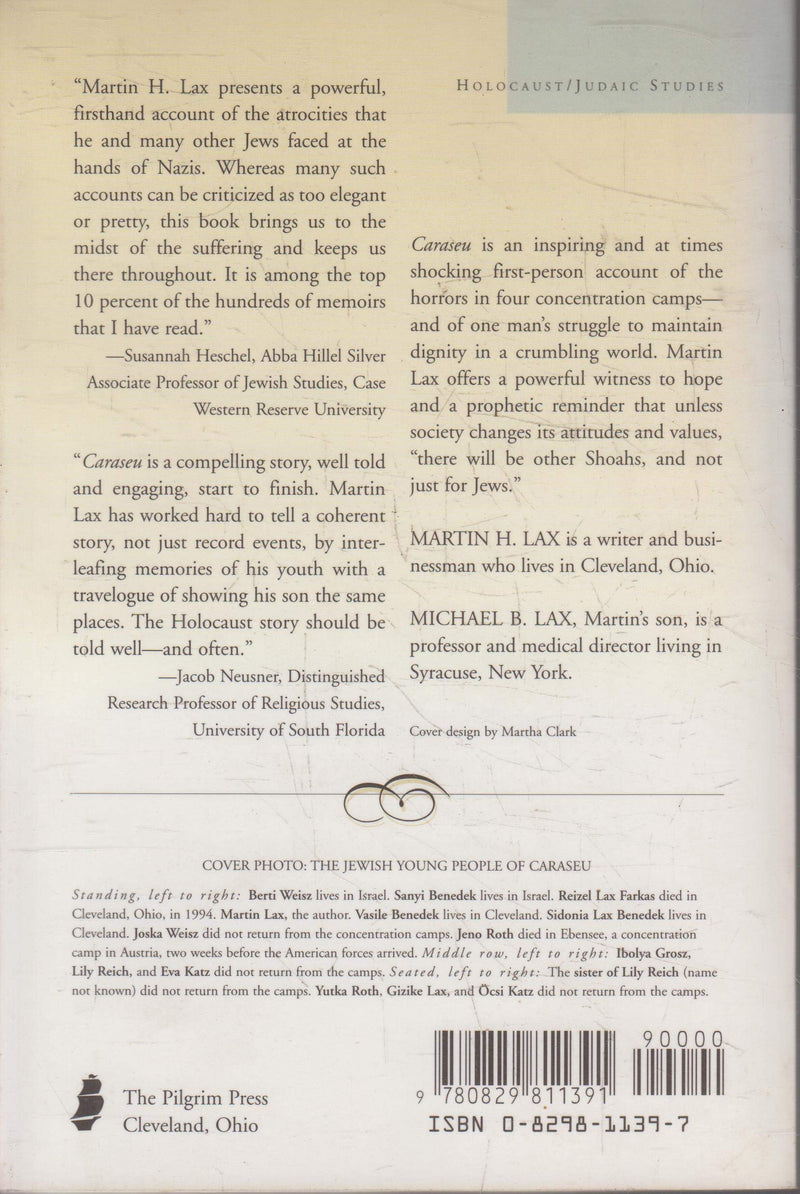 Caraseu: A Holocaust Remembrance,Used