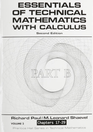 Essentials of Technical Mathematics with Calculus,Used