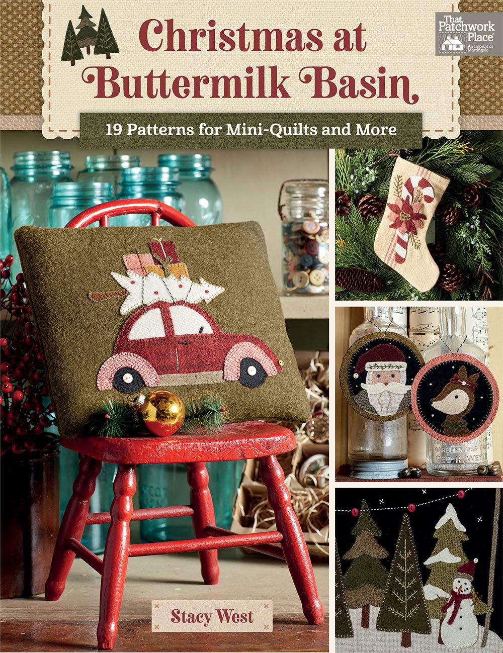Christmas at Buttermilk Basin: 19 Patterns for MiniQuilts and More,Used
