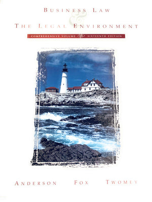 Business Law and the Legal Environment, Comprehensive Volume (16th ed),Used