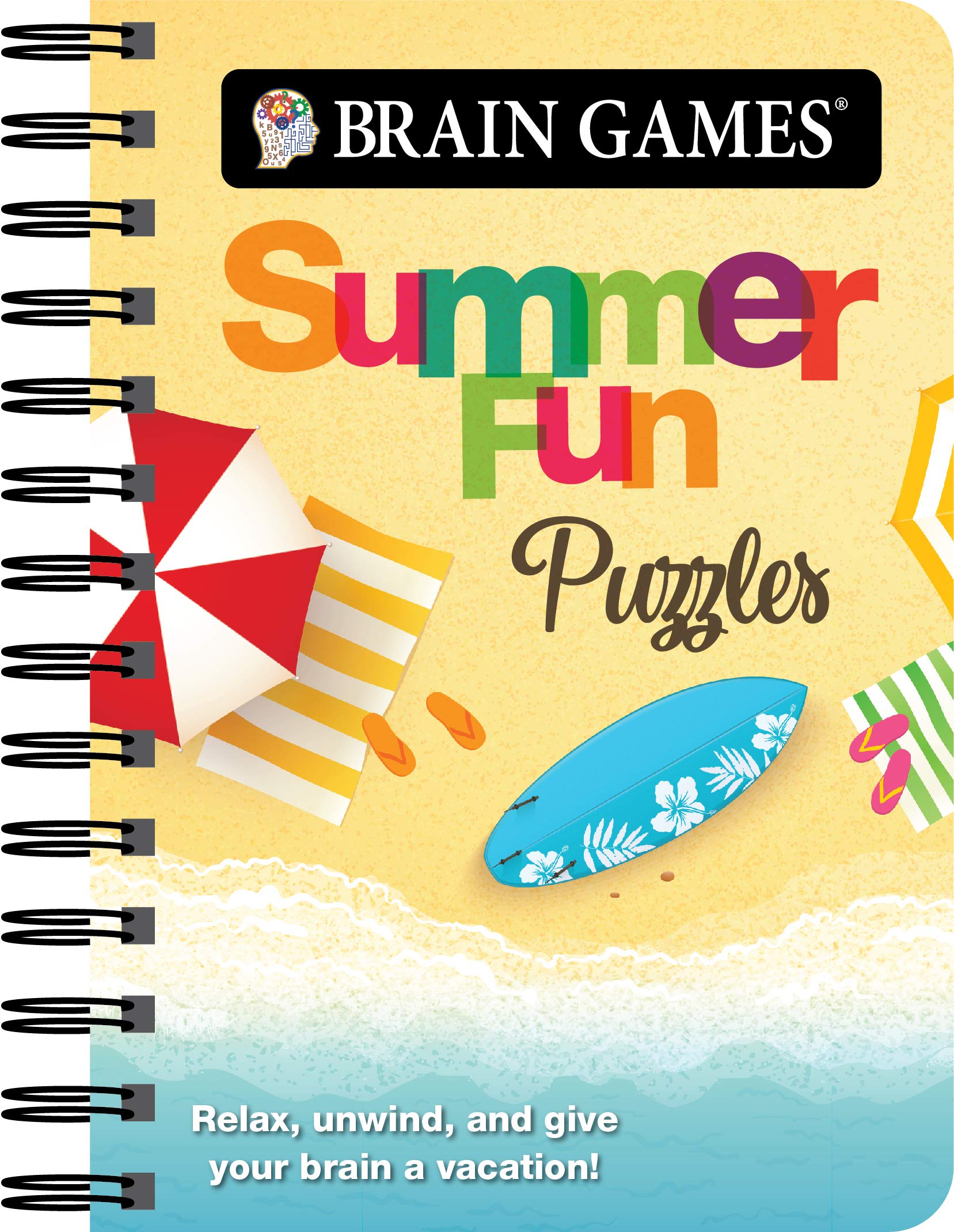 Brain Games  To Go  Summer Fun Puzzles,Used