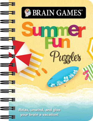 Brain Games  To Go  Summer Fun Puzzles,Used