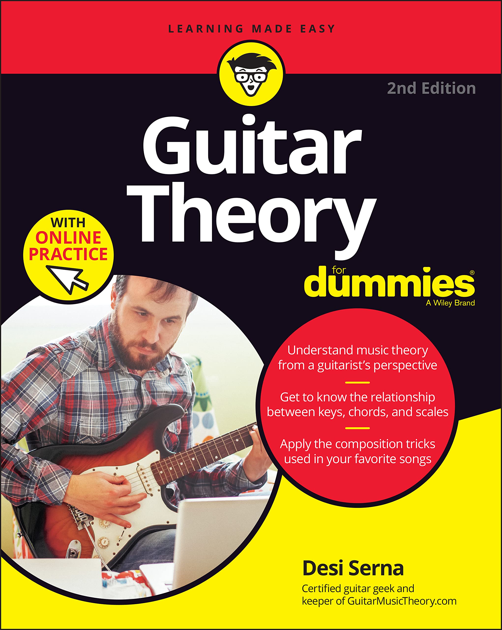 Guitar Theory For Dummies With Online Practice (For Dummies (Music)),Used