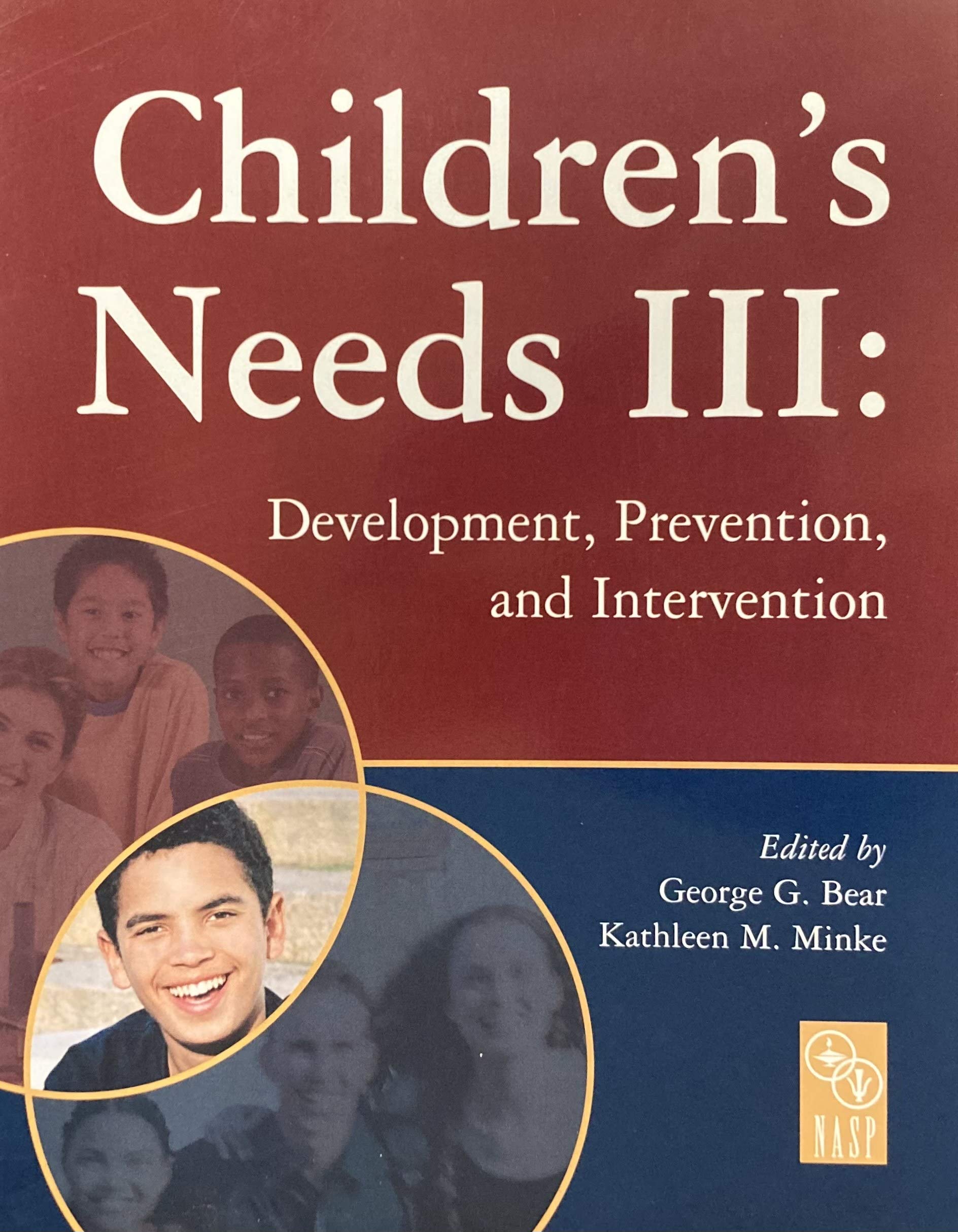 Children'S Needs Iii:,New