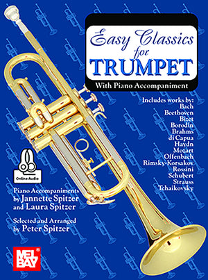 Easy Classics for TrumpetWith Piano Accompaniment,Used