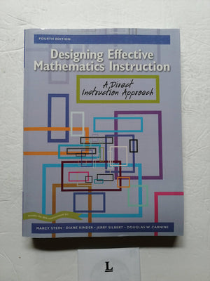 Designing Effective Mathematics Instruction: A Direct Instruction Approach (4Th Edition)