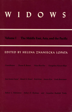 Widows: Vol. I: The Middle East, Asia, and the Pacific,Used