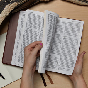 NET Bible, Thinline Art Edition, Large Print, Leathersoft, Blue, Comfort Print: Holy Bible,Used