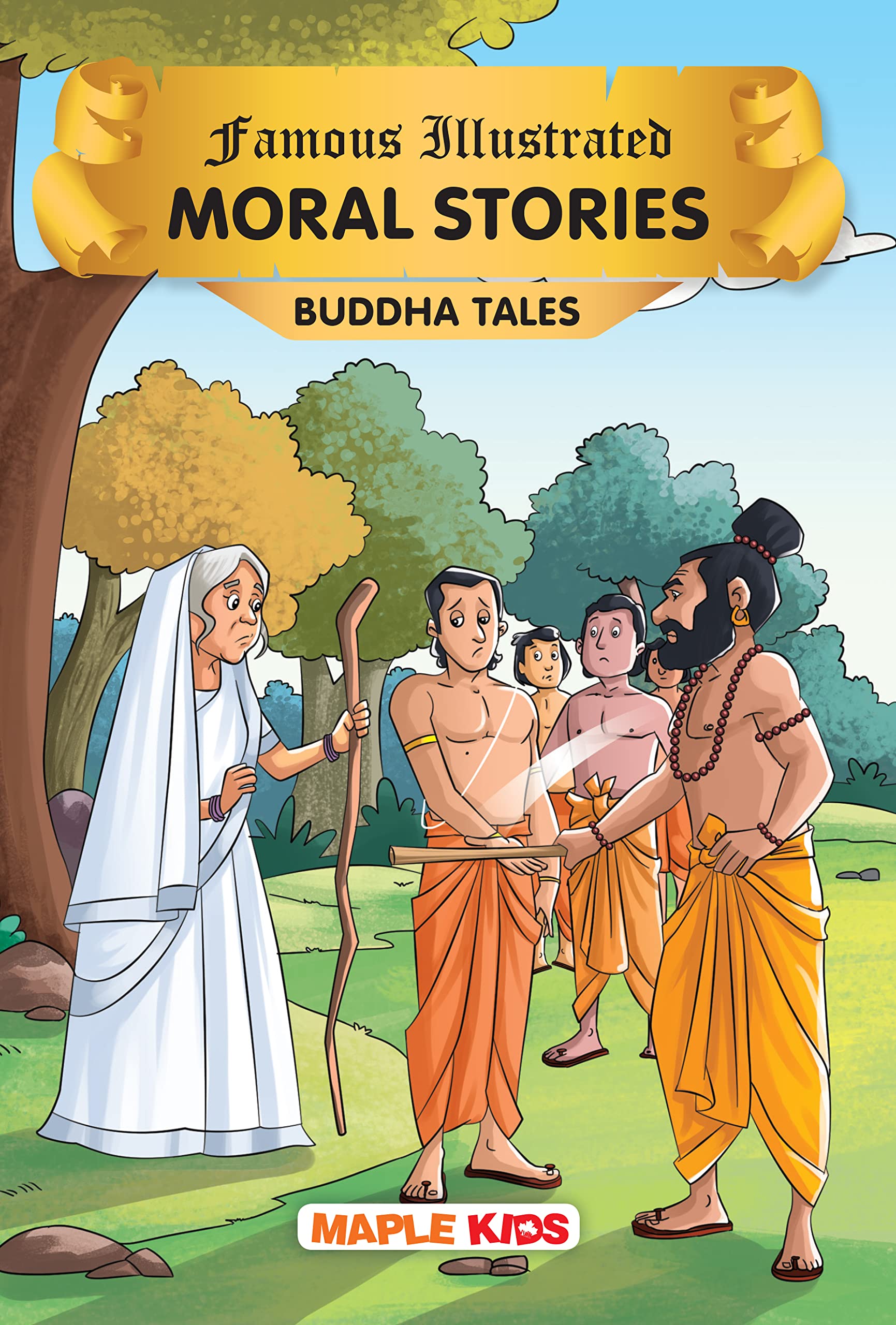 Buddha Stories - Illustrated Jataka Stories From India - Moral Stories - Bedtime Stories - Children Story Book - Story Book For Kids - 6+ Years Old