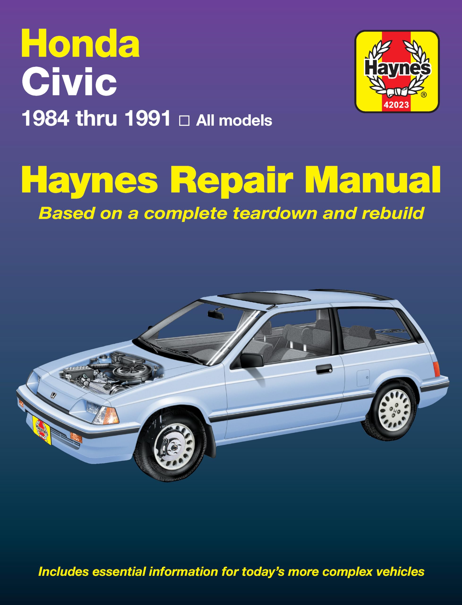 Honda Civic 1984 Thru 1991: All Models (Haynes Manuals) Haynes, John,Used