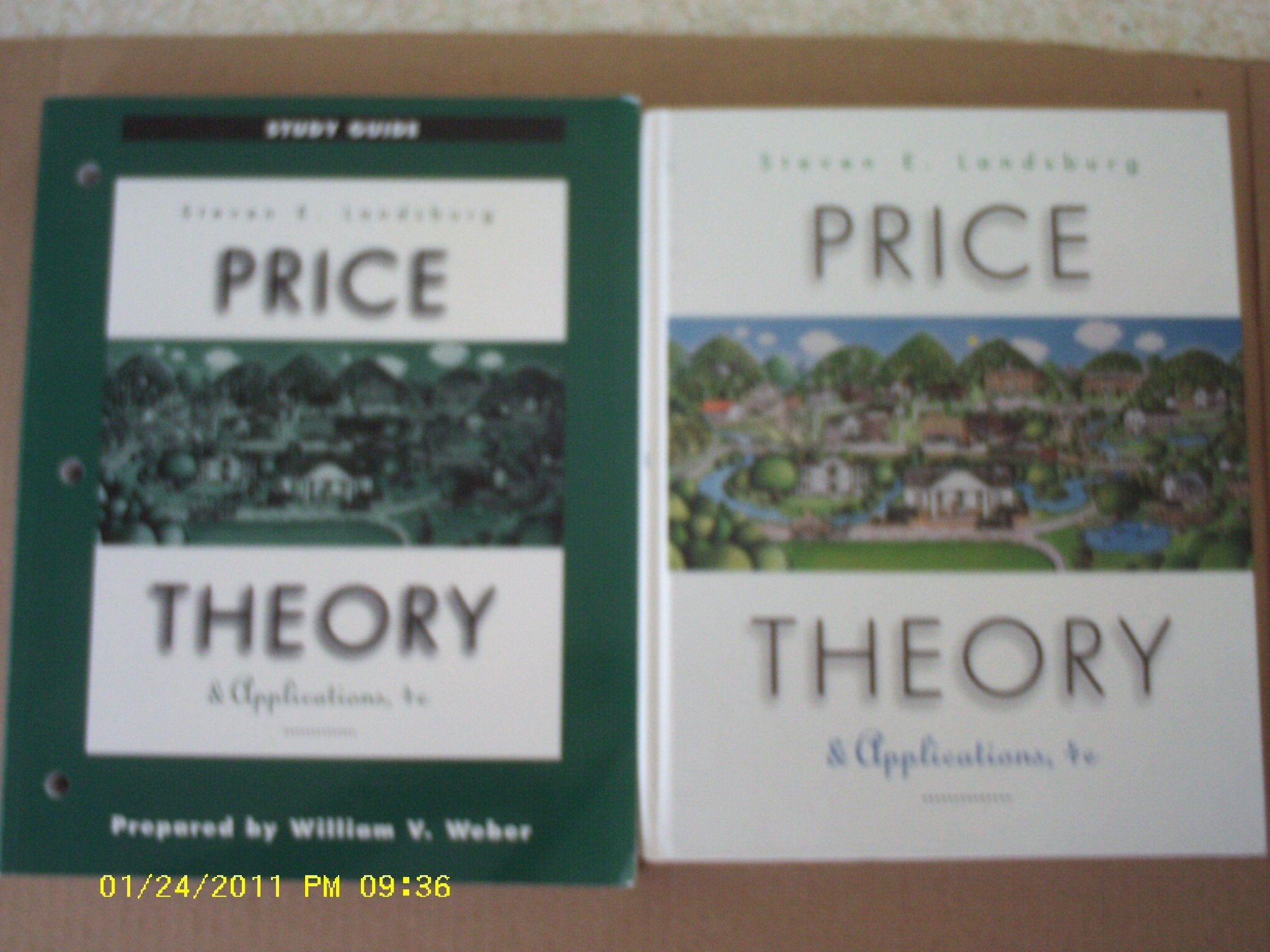 Study Guide for Price Theory and Applications,Used