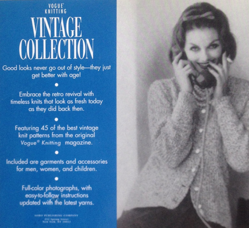 Vogue Knitting Vintage Collection: Classic Knits from the 1930s1960s,New