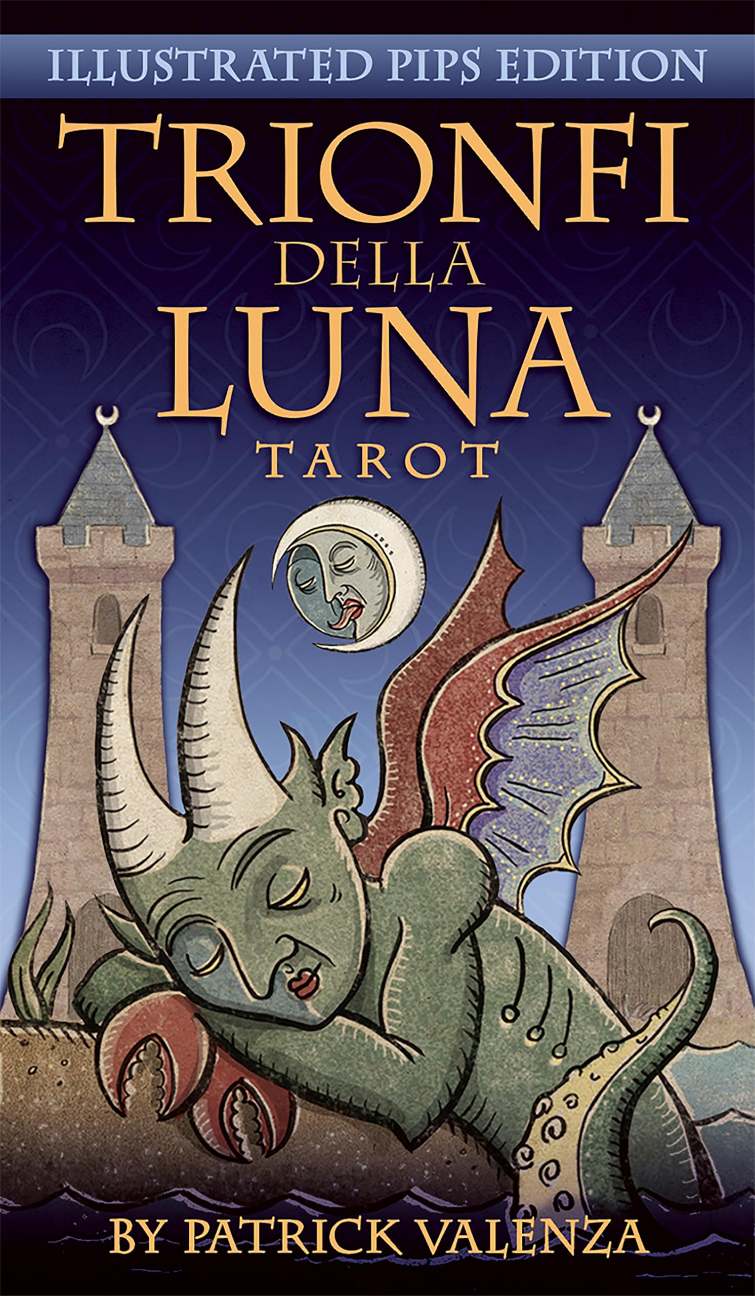 Trionfi Della Luna Tarot: Fully Illustrated 78Card Tarot Deck Inspired By Marseilles Style Tarot, Includes 68Page Booklet Of C