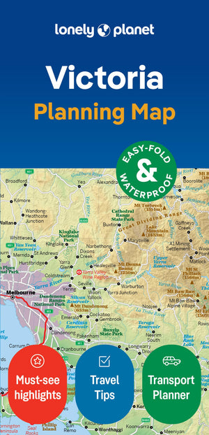 Lonely Planet Victoria Planning Map,New