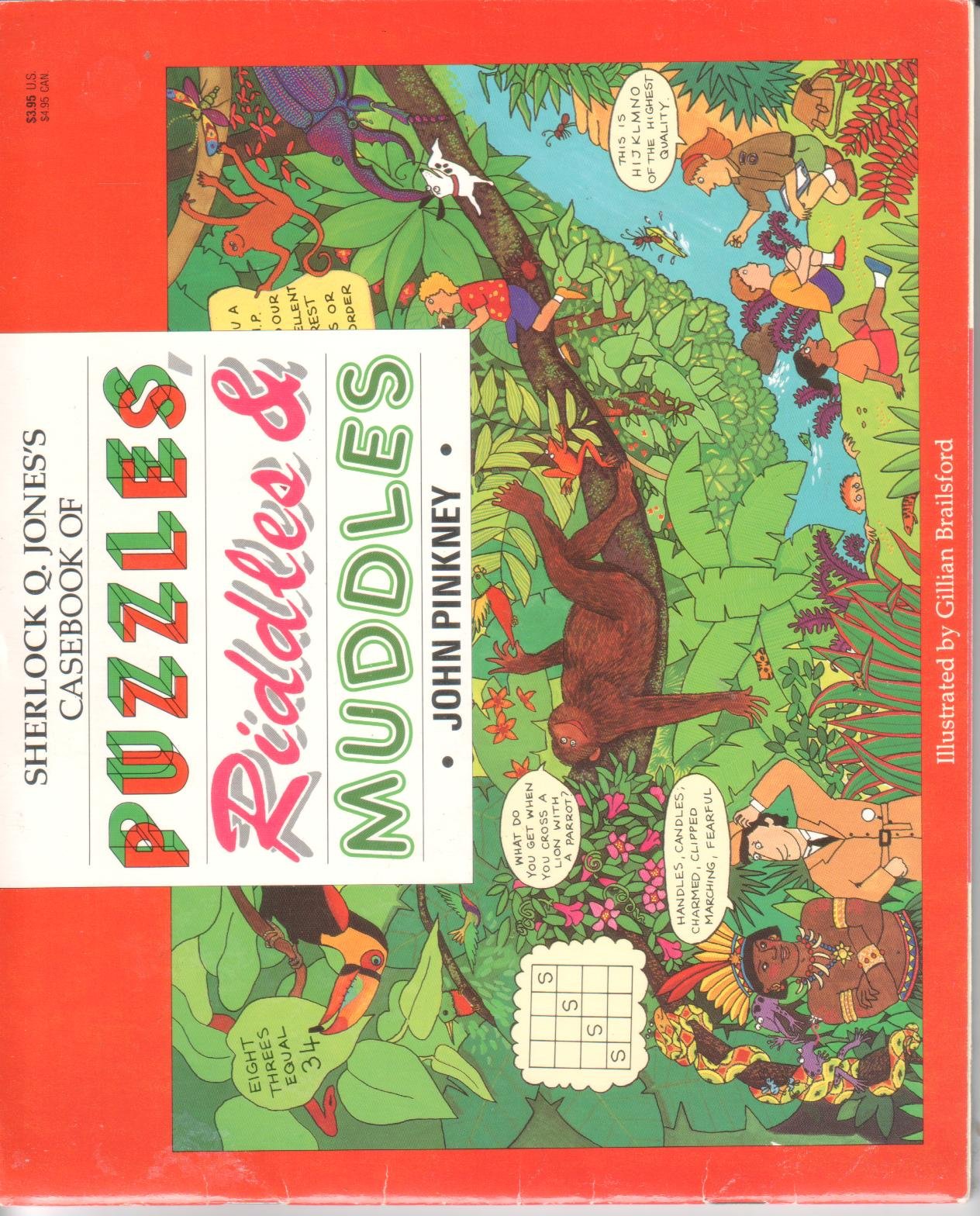 Sherlock Q. Jones's Casebook of Puzzles, Riddles & Muddles,Used