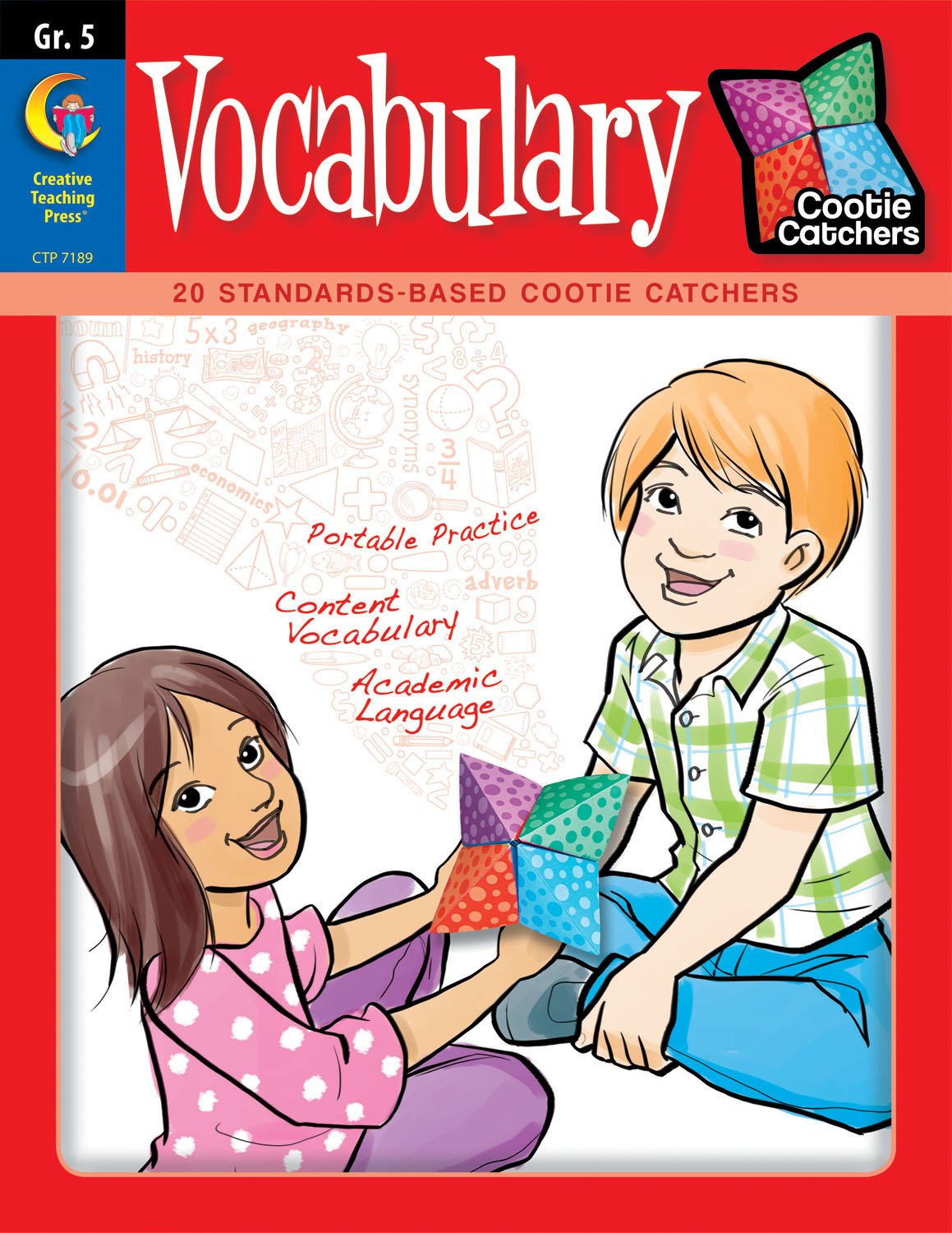 Cootie Catchers: Vocabulary, Grade 5,Used