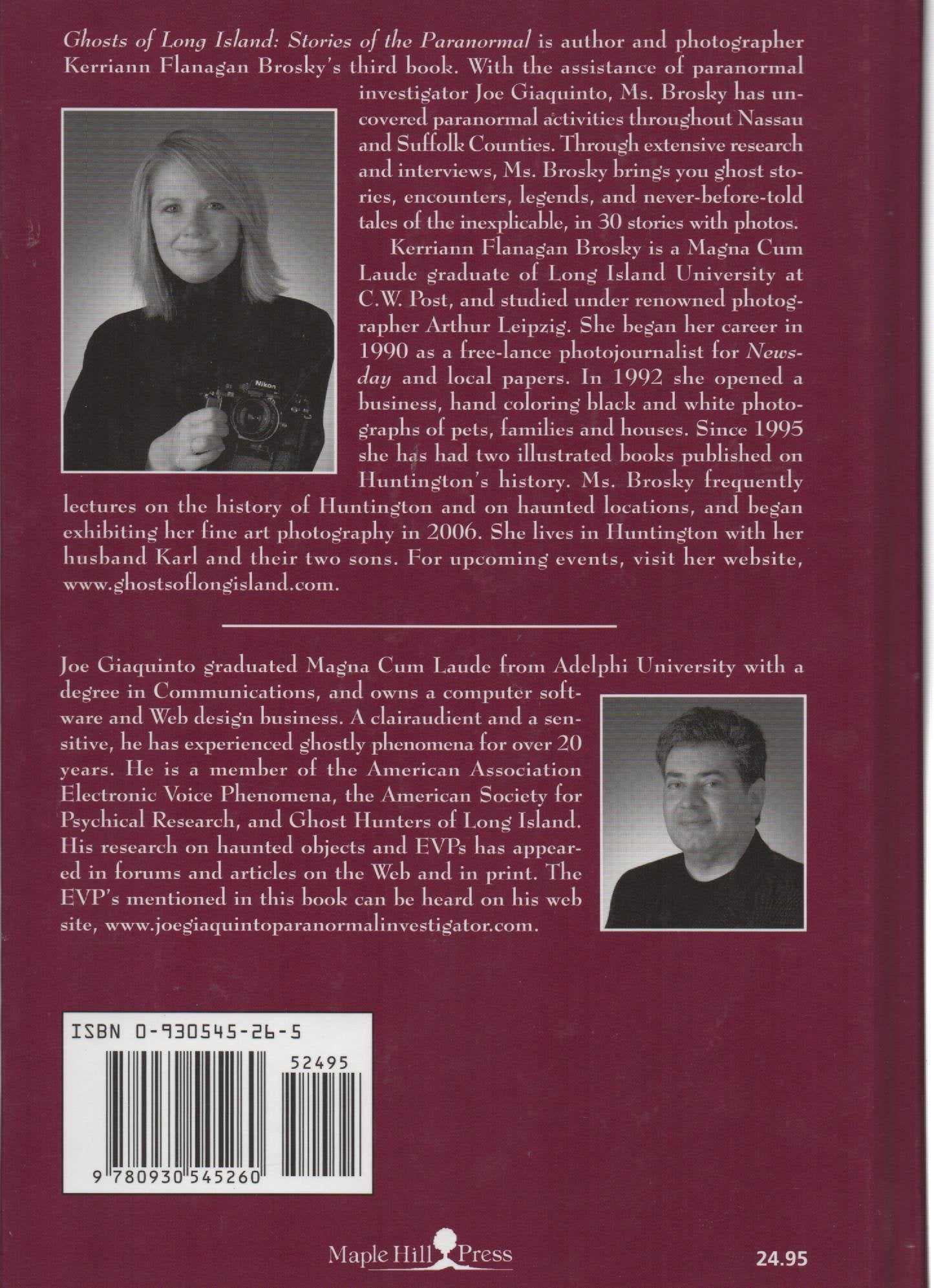 Ghosts of Long Island: Stories of the Paranormal,Used
