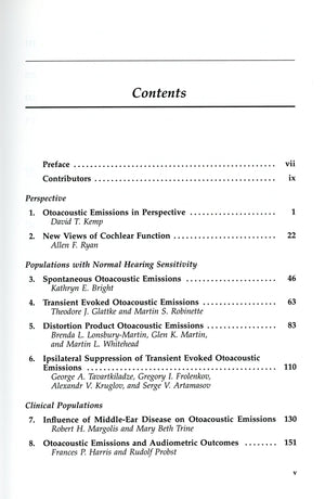Otoacoustic Emissions: Clinical Applications,Used