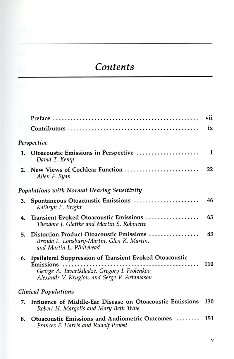 Otoacoustic Emissions: Clinical Applications,Used
