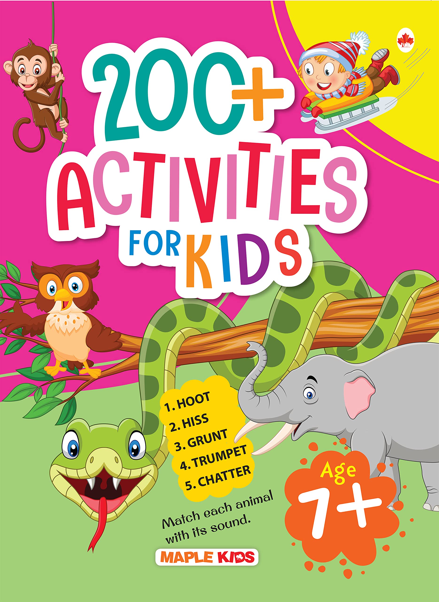 Brain Activity Book For Kids - 200+ Activities For Age 7+