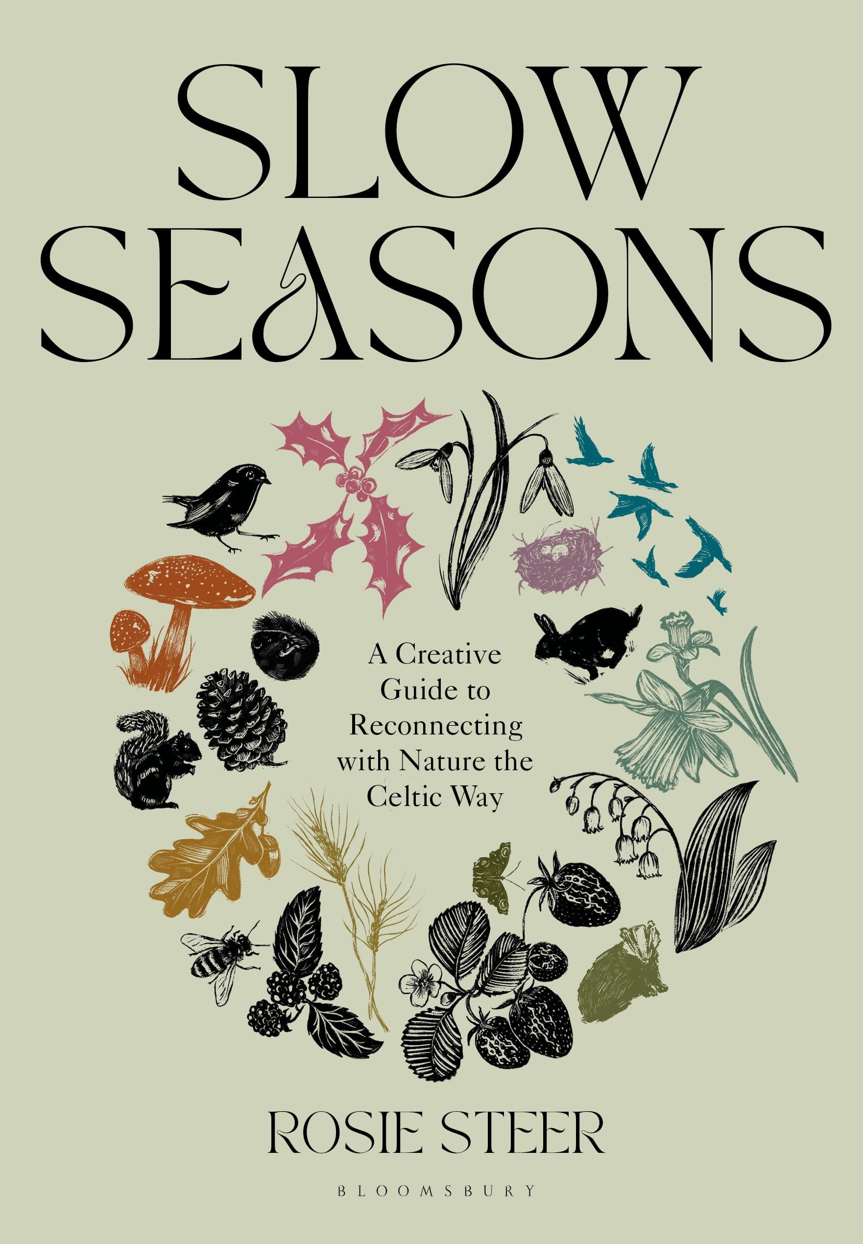 Slow Seasons: A Creative Guide To Reconnecting With Nature The Celtic Way,Used