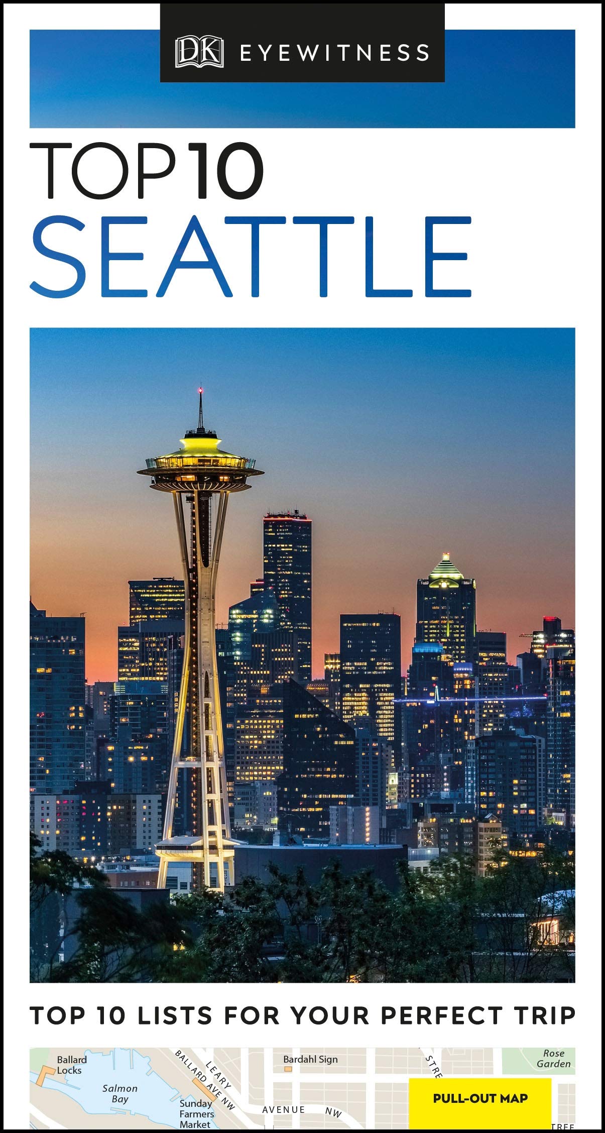 DK Eyewitness Top 10 Seattle (Pocket Travel Guide),Used