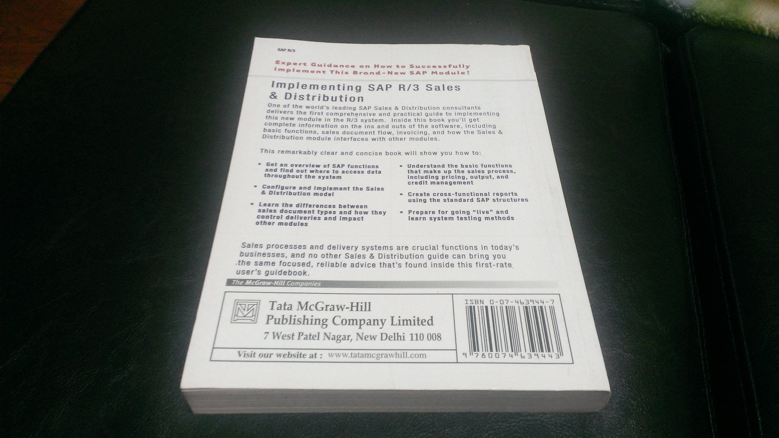 Implementing SAP R/3 Sales and Distribution,Used
