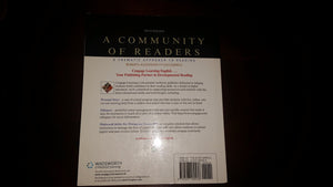 A Community of Readers: A Thematic Approach to Reading,New