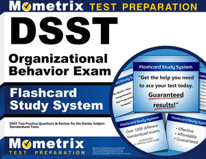 Dsst Organizational Behavior Exam Flashcard Study System: Dsst Test Practice Questions & Review For The Dantes Subject Standardi,Used