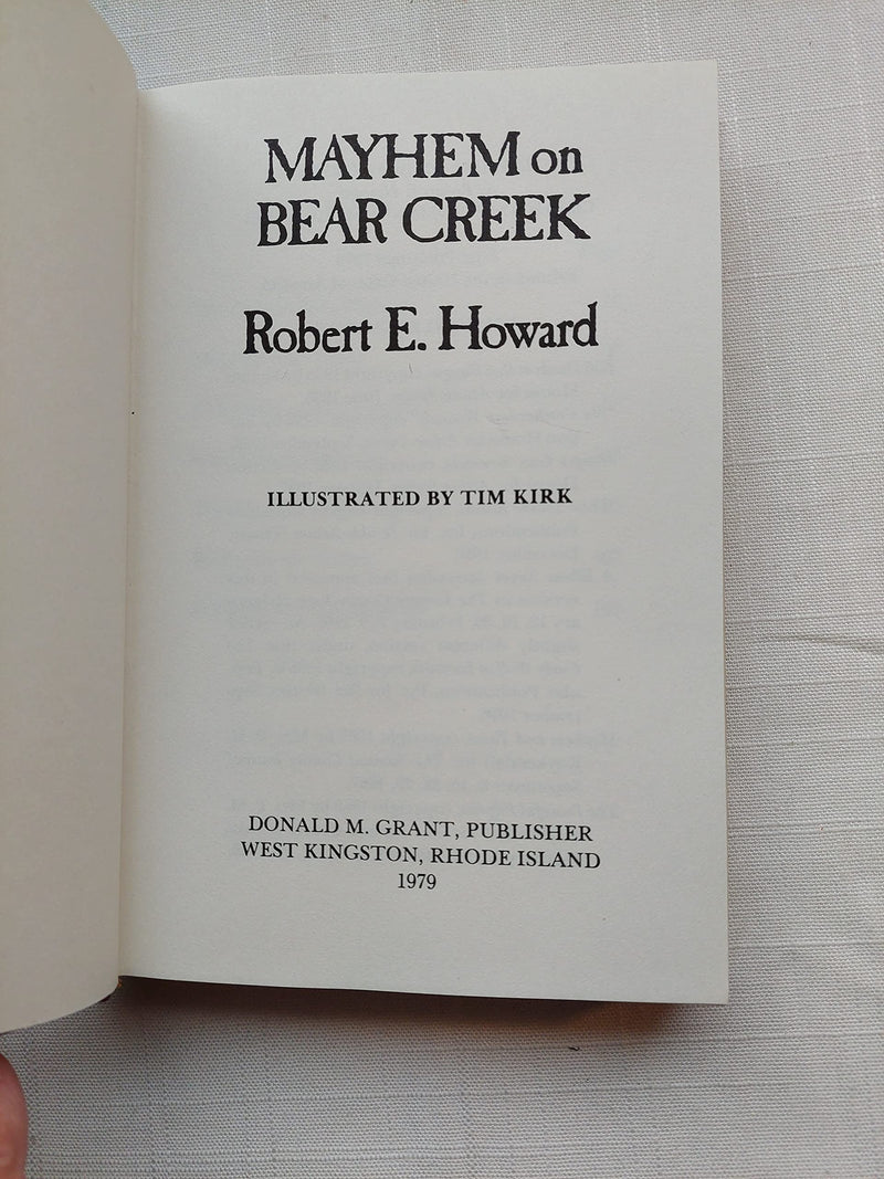 Mayhem on Bear Creek,Used