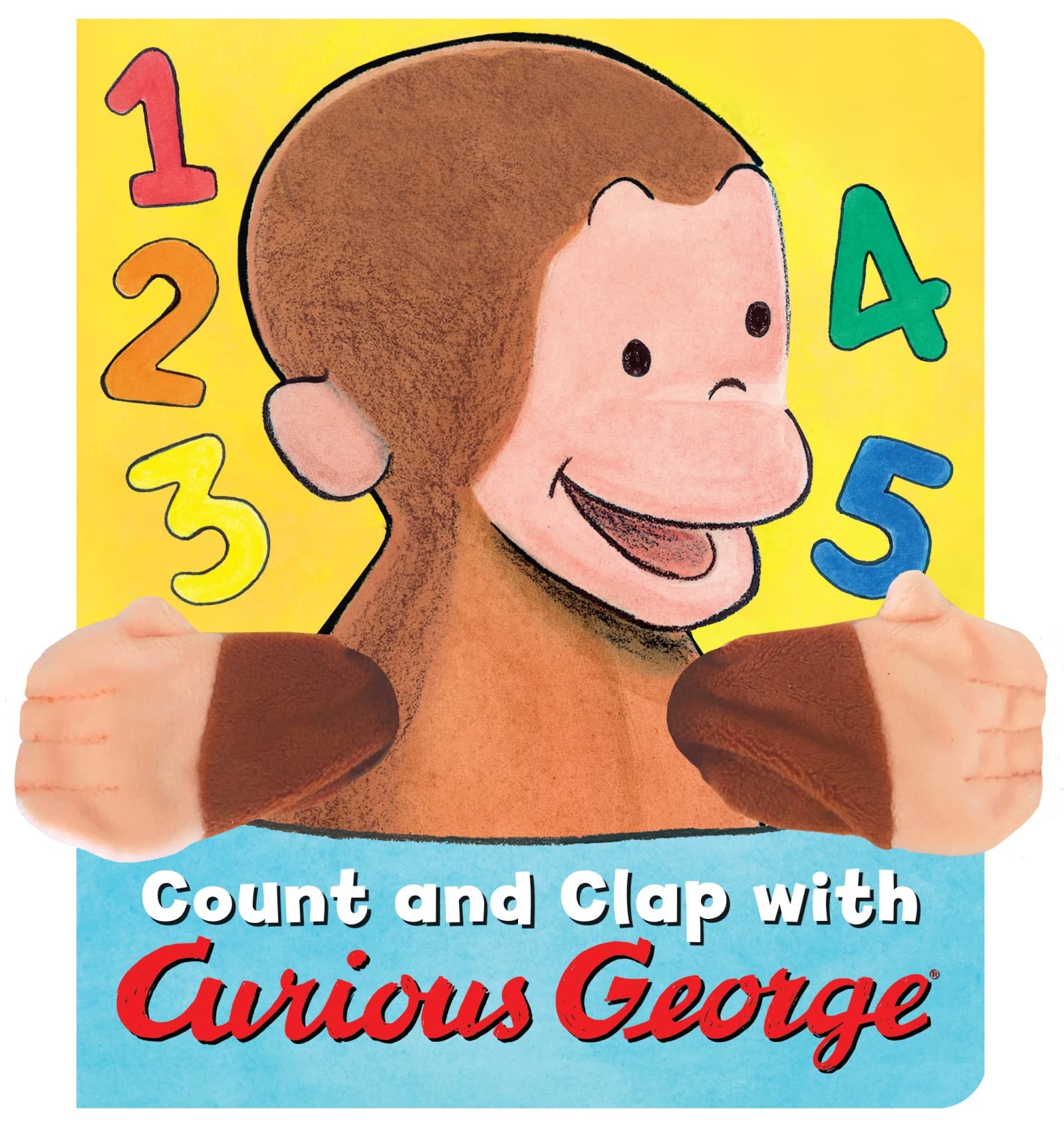 Count And Clap With Curious George Finger Puppet Book,Used