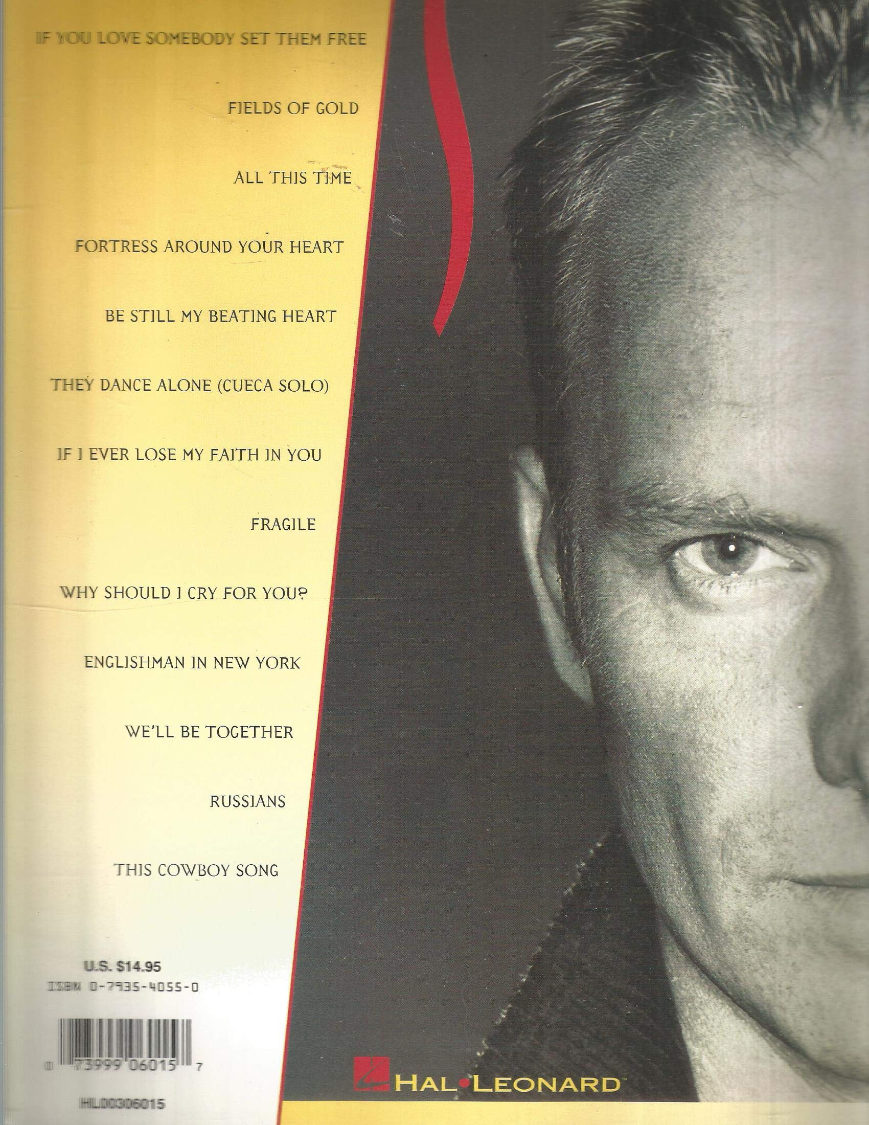 The Best of Sting: Fields of Gold, 19841994 (Piano, Vocal, Guitar),Used