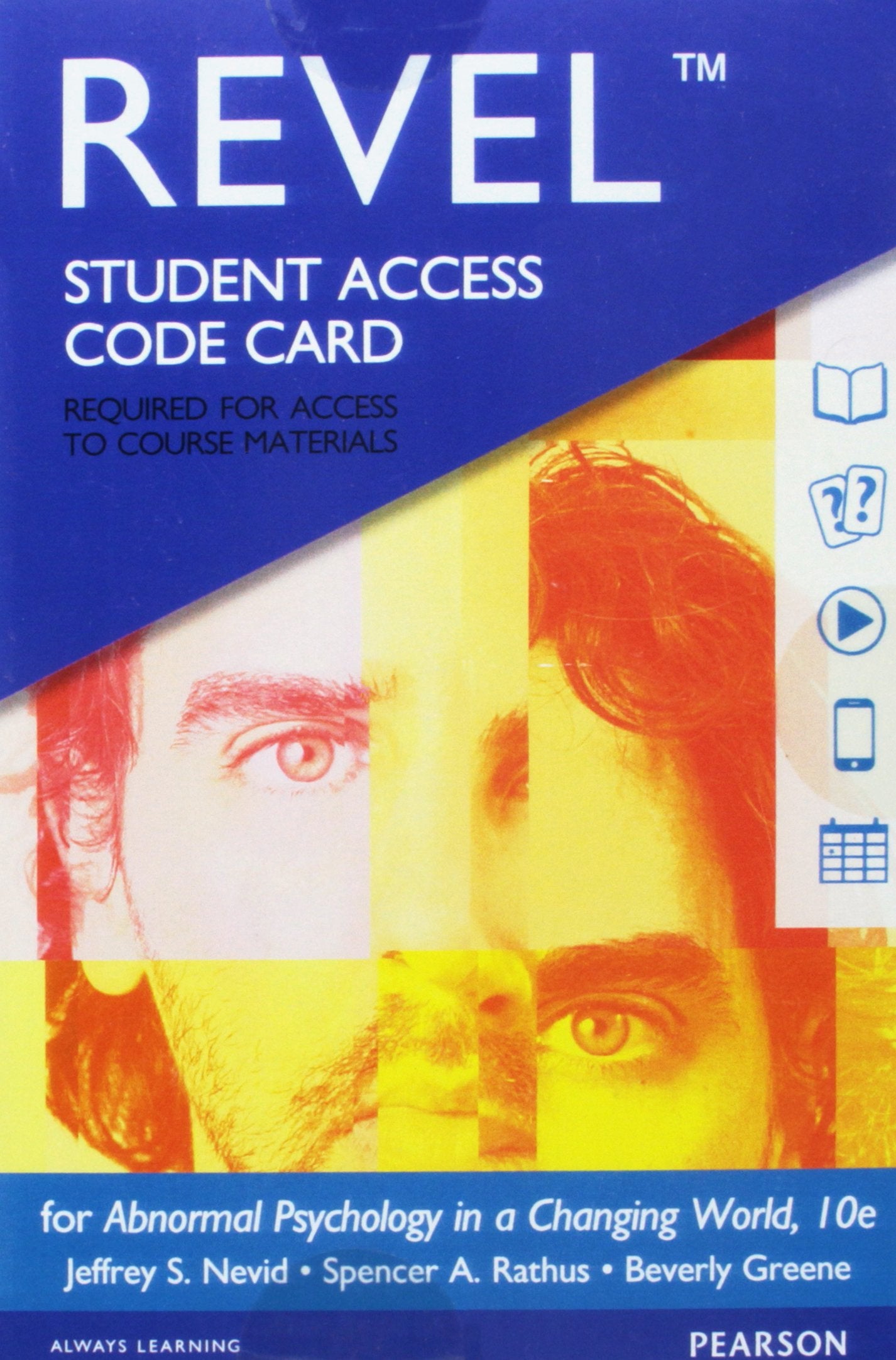 Revel for Abnormal Psychology in a Changing World  Access Card,Used