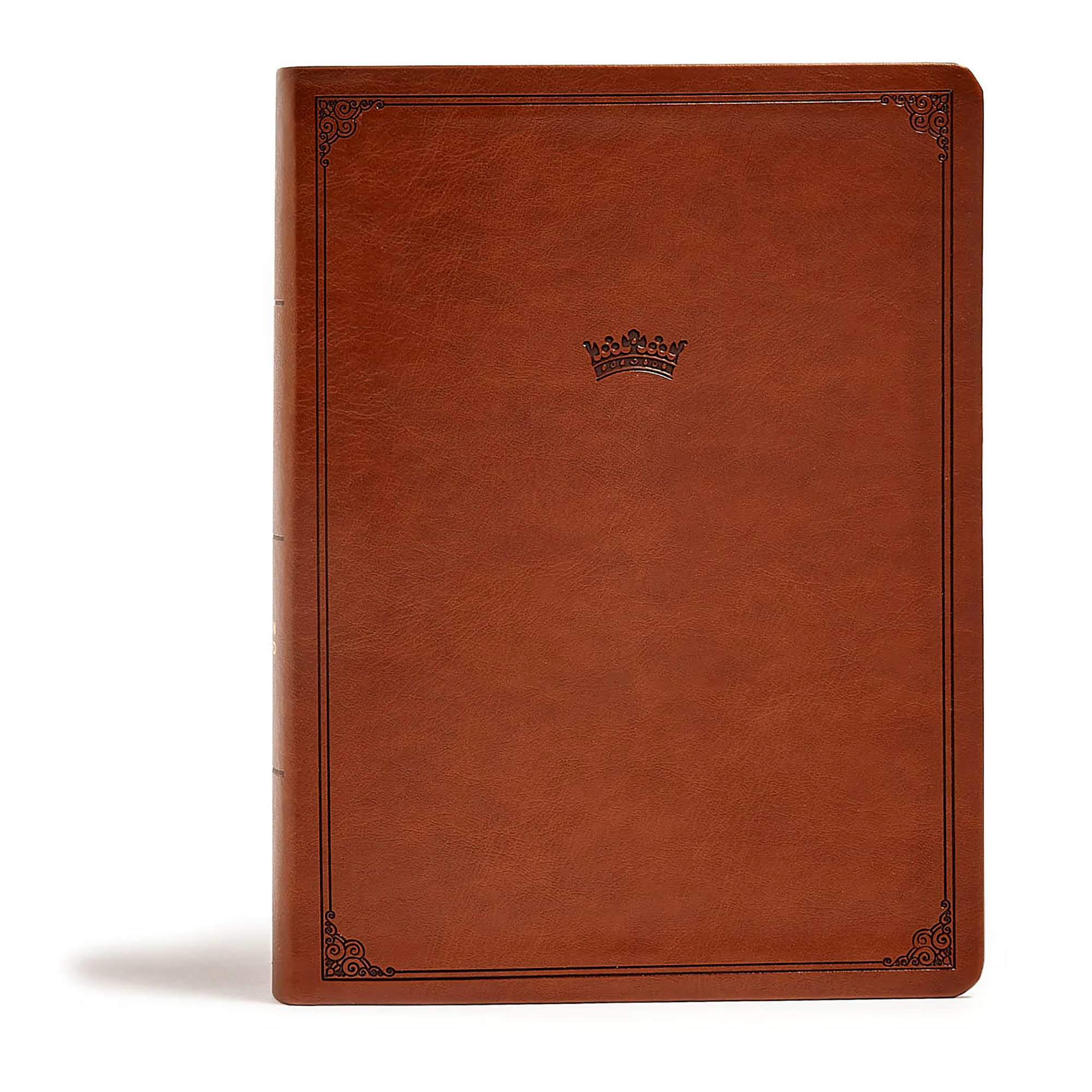 CSB Tony Evans Study Bible, British Tan LeatherTouch, Indexed, Black Letter, Study Notes and Commentary, Articles, Videos, Chart,Used