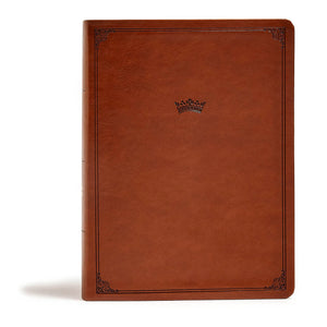CSB Tony Evans Study Bible, British Tan LeatherTouch, Indexed, Black Letter, Study Notes and Commentary, Articles, Videos, Chart,Used
